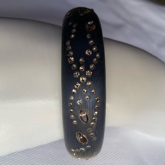 NWOT ALEXIS BITTAR BRACELET   BLUE with RHINESTONES. - Picture 4 of 7